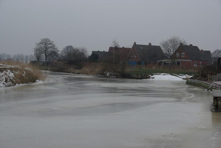 Greetsieler Tief in Grimersum im Winter