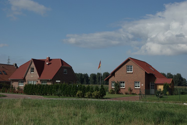 Ansicht Häuserfront Kiek Wiet & Wiesenblick